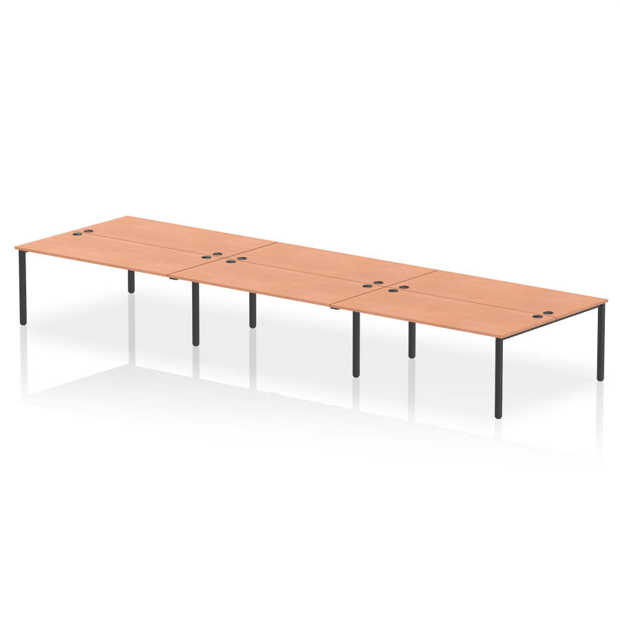 Rayleigh B2B 6 Person Bench Desk